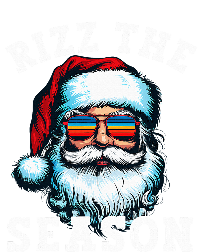 Rizz The Season Funny Christmas Rizzmas Santa Claus Rizzler Drawstring Bag