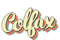 Colfax Retro Art Baseball Font Vintage T-Shirt