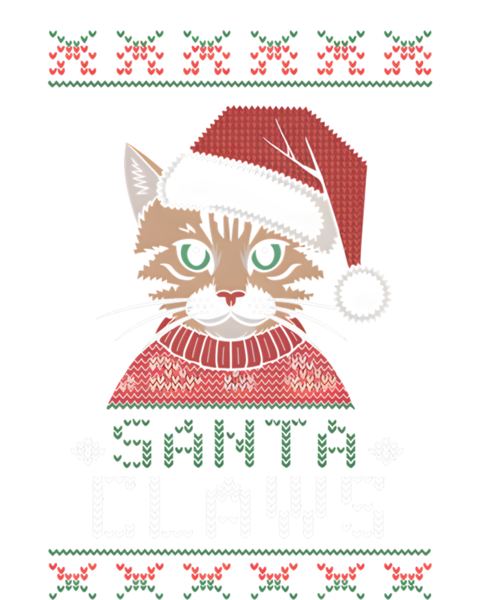 Santa Claw Ugly Christmas N Cat Xmas Cute Gift T-Shirt