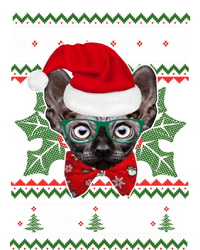 Santa Sphynx Cat Holiday Funny Ugly Christmas Xmas Gift Women's T-Shirt