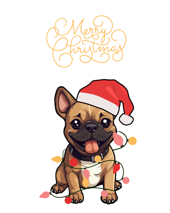 Santa Xmas Frenchie Merry Christmas French Bulldog Puppy Funny Gift Mesh Reversible Basketball Jersey Tank