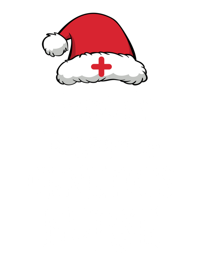 Santas Favorite Genetics Nurse Christmas Funny Gift T-Shirt