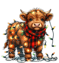 Highland Cow Christmas Xmas Santa Baby Wooly Farm Animal T-Shirt