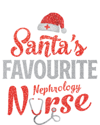 Santas Favorite Nephrology Nurse Christmas Nursing Xmas Gift Women's Racerback Tank