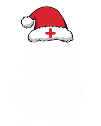 Santas Favorite Surgical Nurse Christmas Funny Gift T-Shirt