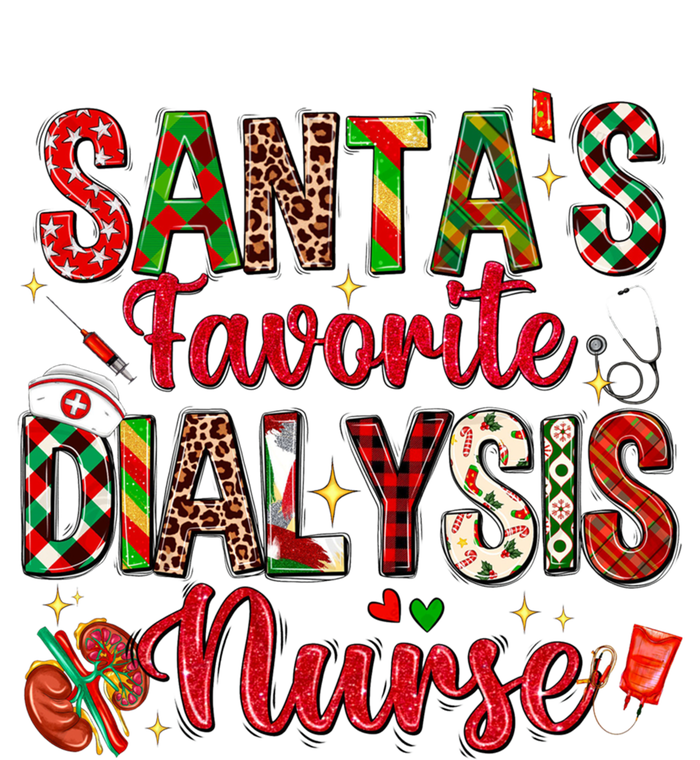 SantaS Favorite Dialysis Nurse Buffalo Plaid Christmas Cute Gift Magnet