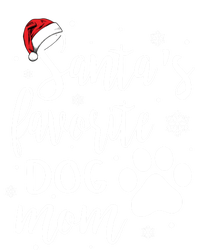 SantaS Favorite Dog Mom Christmas Birthday Dog Lovers Gift Valucap Bio-Washed Visor