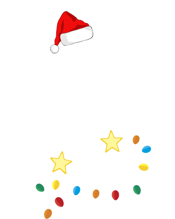 SantaS Favorite Night Crew Christmas Night Shift Nurse Crew Gift Tie-Dye T-Shirt