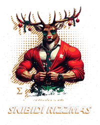 Skibid.I Rizzmas Bruh Sigma Reindeer Merry Christmas Xmas T-Shirt