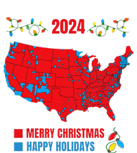 2024 Electoral Map Merry Christmas Trump Landslide Holiday T-Shirt