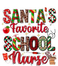 SantaS Favorite School Nurse Christmas Nursing Xmas Nurses Gift Zip Tote Bag