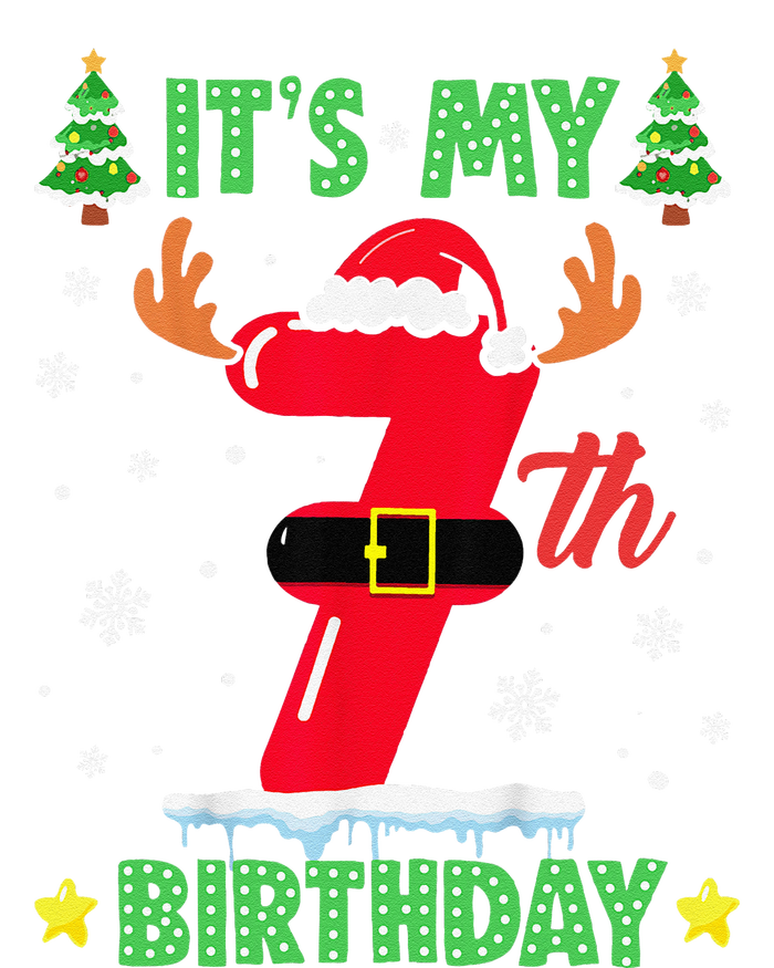 Merry Christmas ItS My 7th Birthday Xmas T-Shirt