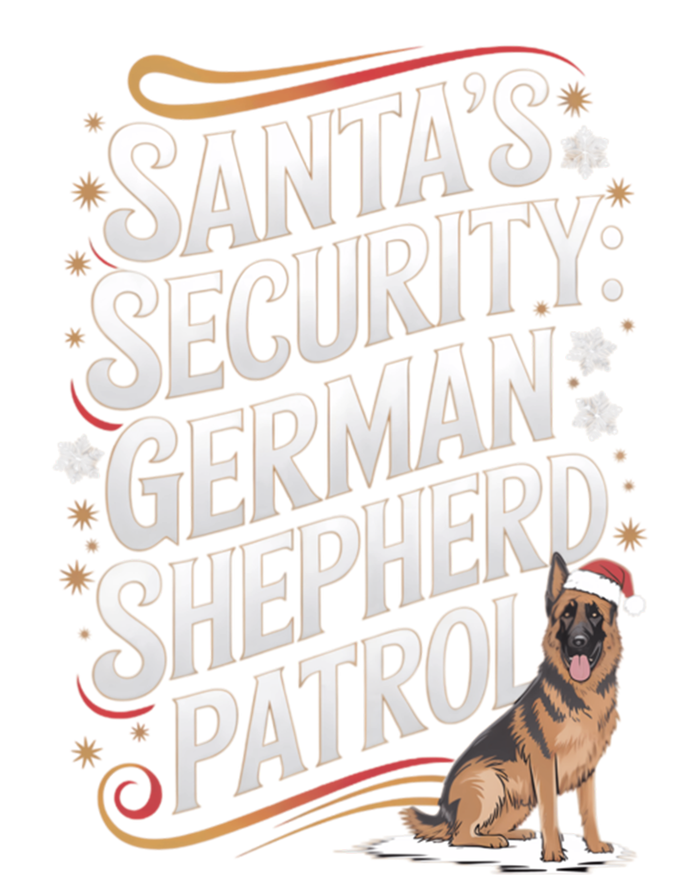 SantaS Security Ger Shepherd Christmas Dog Mom Funny Gift Hoodie