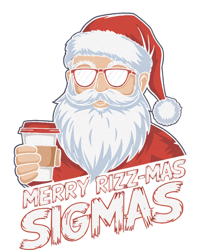 Merry Rizzmas Teens School Funny Christmas Santa Claus T-Shirt