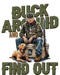 Buck Around And Find Out Funny Trump Camo Hunting Magnet