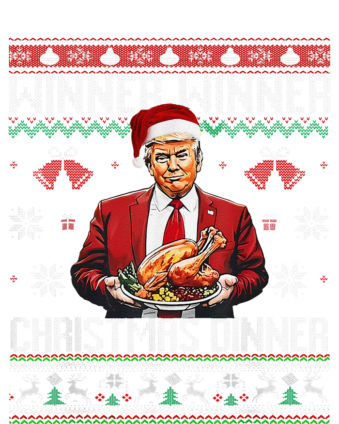 Winner Winner Christmas Dinner Santa Trump Ugly Sweater Xmas Hoodie