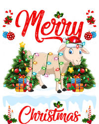 Lamb Merry Christmas Tree Lighting Santa Lamb Xmas Gift T-Shirt