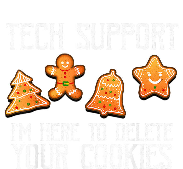 Funny Christmas Tech Support Here To Delete Cookies Xmas Sweatshirt