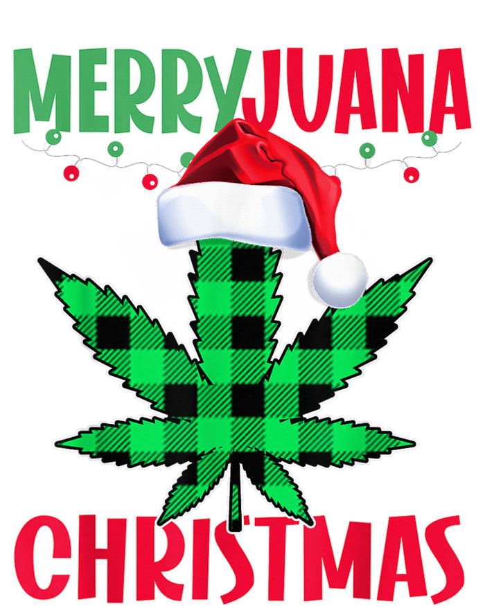 Merryjuana Weed Leaf Funny Christmas Pajama Xmas Platinum Collection Golf Towel