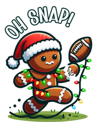 Oh Snap Gingerbreadman Christmas Football T-Shirt