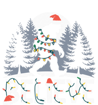 Santa Bigfoot Christmas Lights Funny Sasquatch Believe Xmas T-Shirt