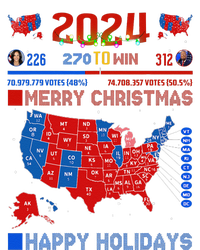 2024 Electoral Map Merry Christmas Trump Landslide Holiday T-Shirt