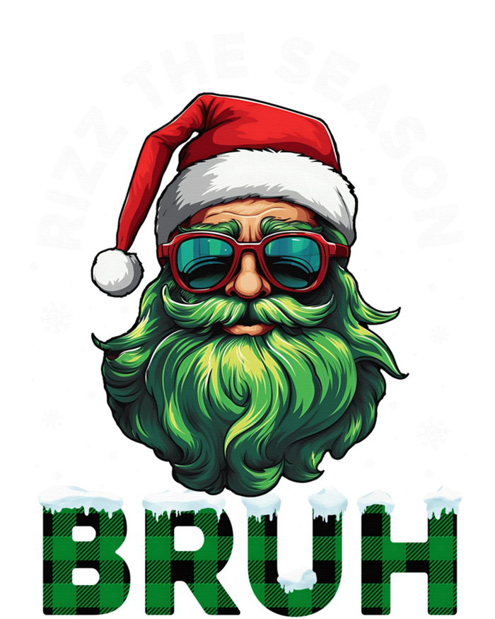 Rizz The Season Bruh Christmas Rizzmas Santa Claus Rizzler Long Sleeve Pajama Set