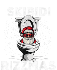 Skib Idi Rizzmas Funny Toilet Santa White Elephant Christmas T-Shirt