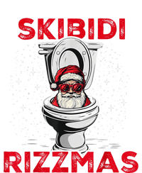 Skibi Di Rizzmas Funny Santa Toilet White Elephant Christmas T-Shirt