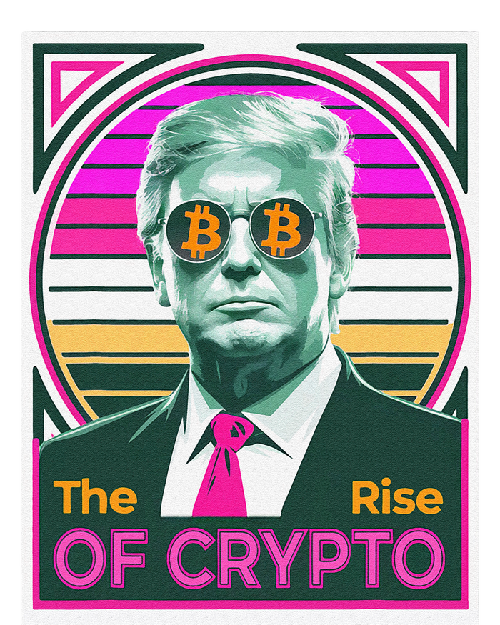 Sarcastic Trump The Rise Of Crypto Bitcoin President Meme T-Shirt