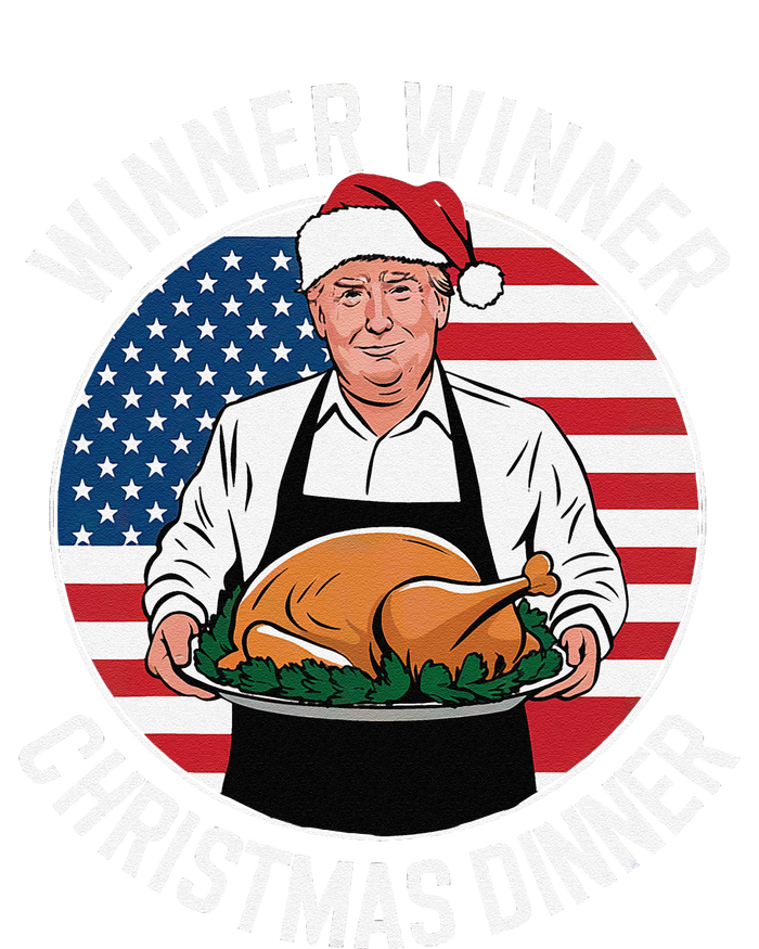 Funny Trump Winner Winner Christmas Dinner Santa T-Shirt