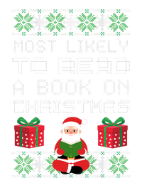 Most Likely To Read A Book On Christmas T-Shirt