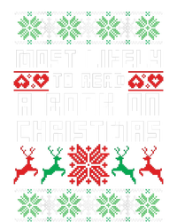 Most Likely To Read A Book On Christmas Premium T-Shirt