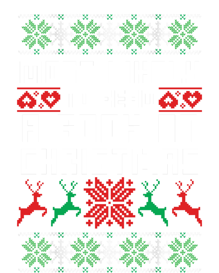 Most Likely To Read A Book On Christmas Premium T-Shirt