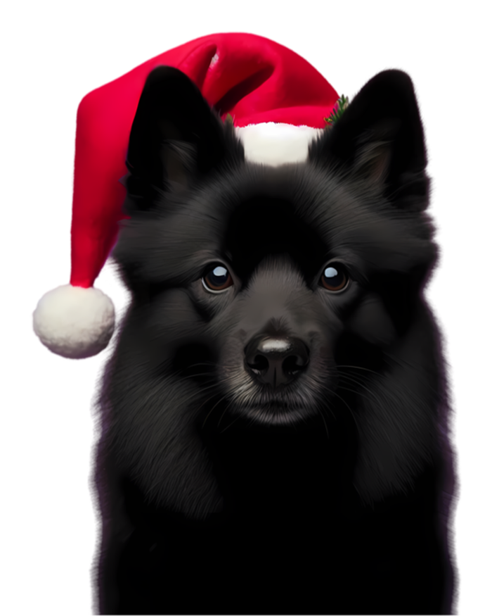 Schipperke With Santa Hat Christmas Dog Owner Lover Xmas Mom Gift Sweatshirt Cinch Pack Bag