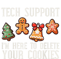 Christmas Tech Support Here To Delete Cookies Xmas Ugly Tall Long Sleeve T-Shirt