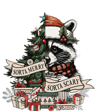 Sorta Merry Sorta Feral Santa Animal Raccoon Christmas Tree Button