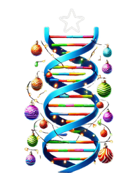 Dna Helix Christmas Tree Scientist Biology Science Teacher T-Shirt