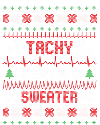 Tachy Christmas Nurse Tele Tech Ekg Ugly Christmas Meaningful Gift T-Shirt