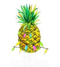 Mele Kalikimaka Pineapple Christmas Lights Doggie Tank