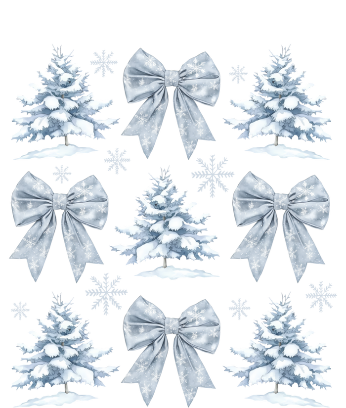 Christmas Snowflake Winter Christmas Coquette Bow Christmas Gift T-Shirt