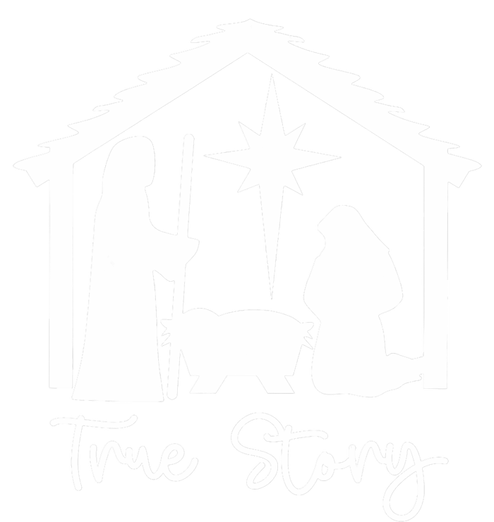 Christian Religious Christmas Nativity Scene True Story 25L Jumbo Tote