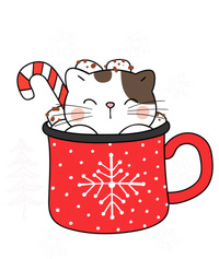 Coffee Cat Christmas Snowflakes Great Gift Poster