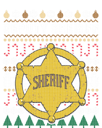 Deputy Sheriff Gift Ugly Christmas Women's Racerback Tank