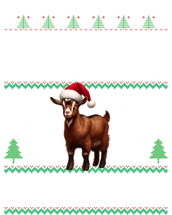 Goat Ugly Funny Christmas Snowflakes Tree Santa Hat Xmas Gift Hoodie