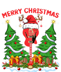 Guitar Merry Christmas Tree Lights Santa Bass Guitar Xmas Gift T-Shirt