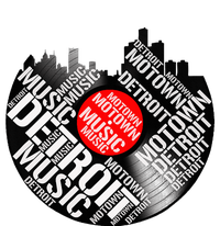 Detroit Motown Music  Detroit Skyline Record T-Shirt