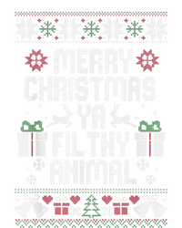 Merry Christmas Animal Filthy Ya Xmas Pajama Softstyle Adult Sport Polo