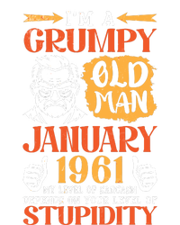 IM Grumpy Old Man January 1961 My Level Of Sarcasm On You Performance Long Sleeve Polo