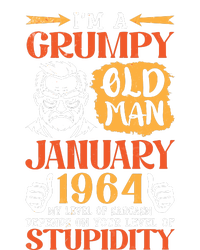 IM Grumpy Old Man January 1964 My Level Of Sarcasm On You Tie Dye Hoodie